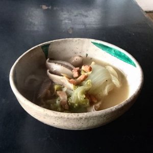 しいたけの中華風スープ